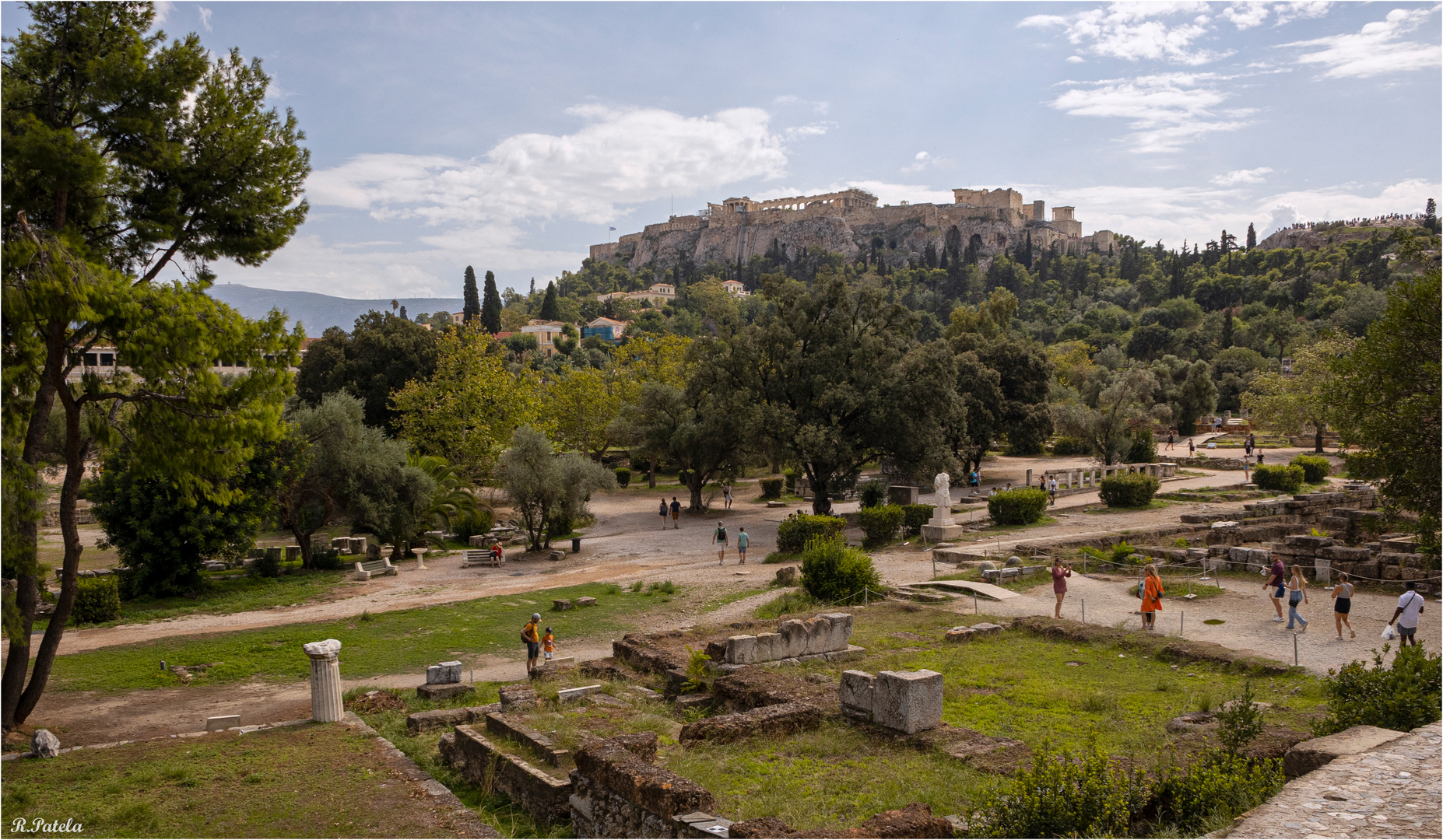 Blick auf die Akropolis