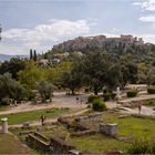 Blick auf die Akropolis