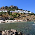 Blick auf die Akropolis von Lindos