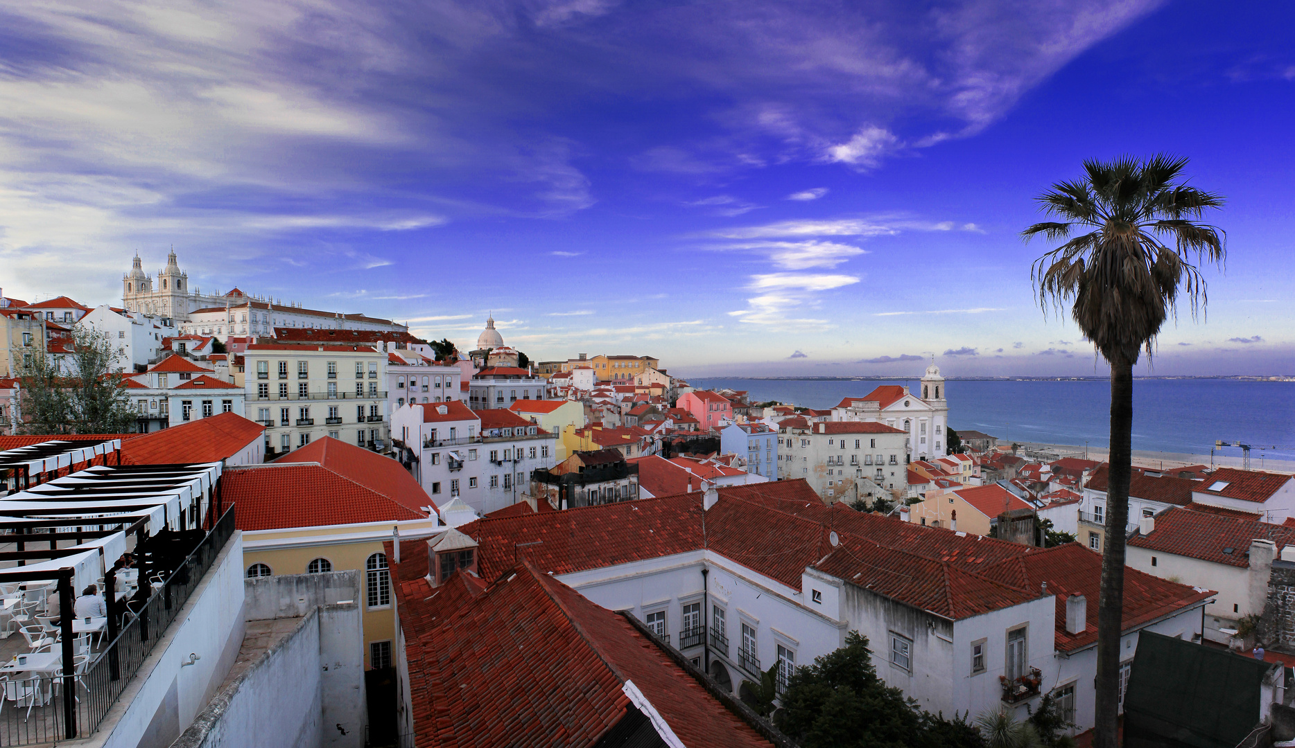 Blick auf die Alfama