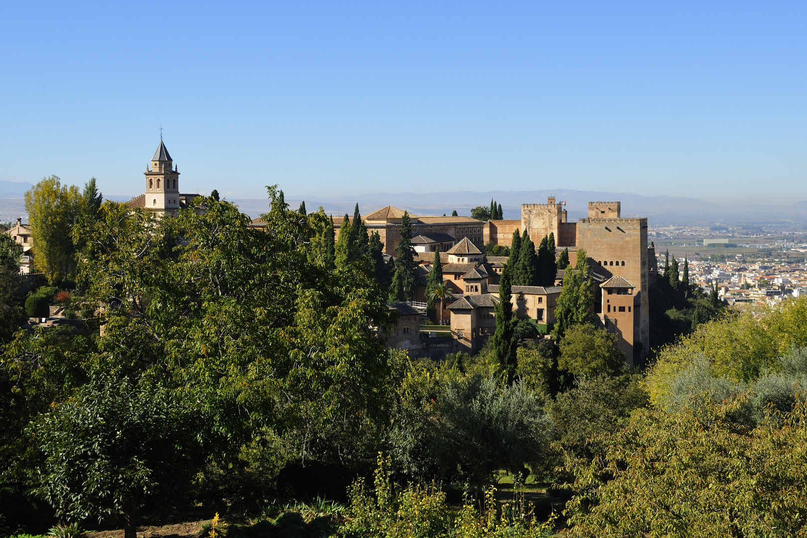 Blick auf die Alhambra