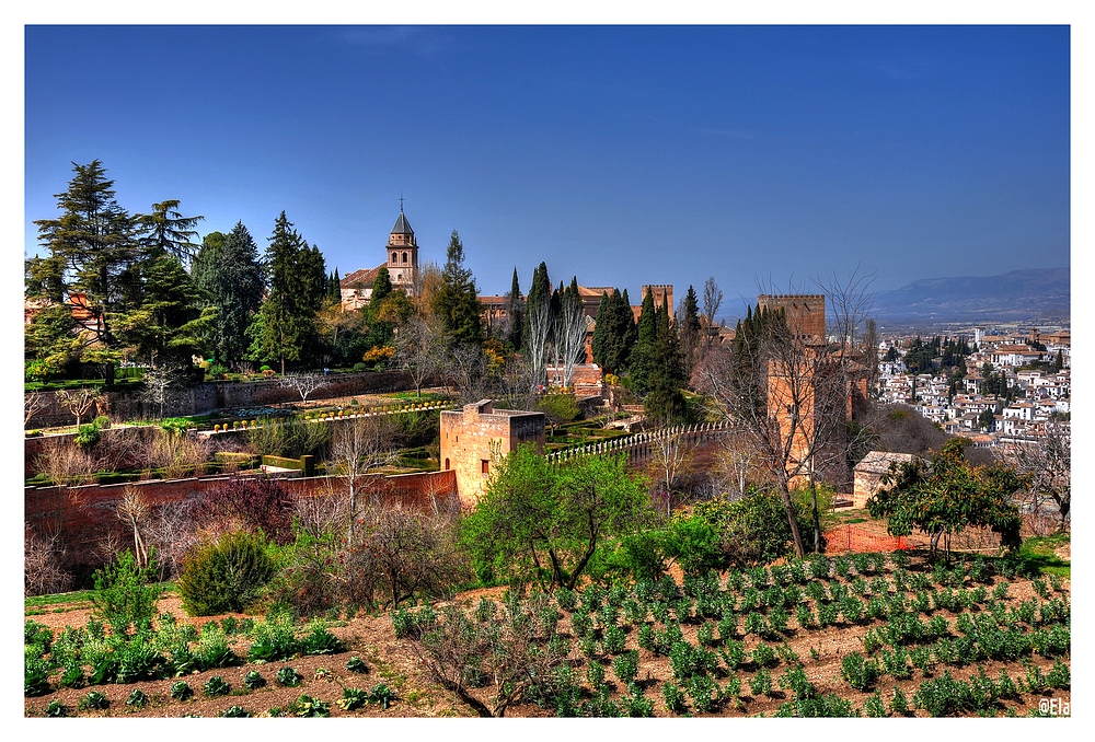 Blick auf die Alhambra