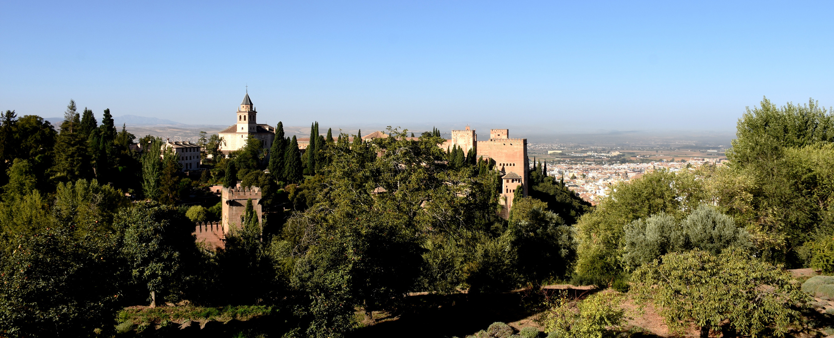 Blick auf die Alhambra