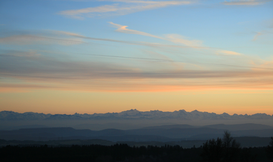 Blick auf die Alpen 1