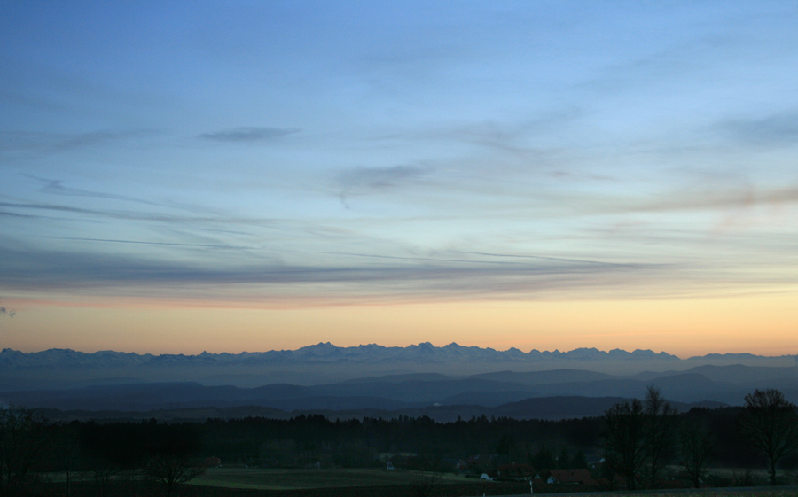 Blick auf die Alpen 2