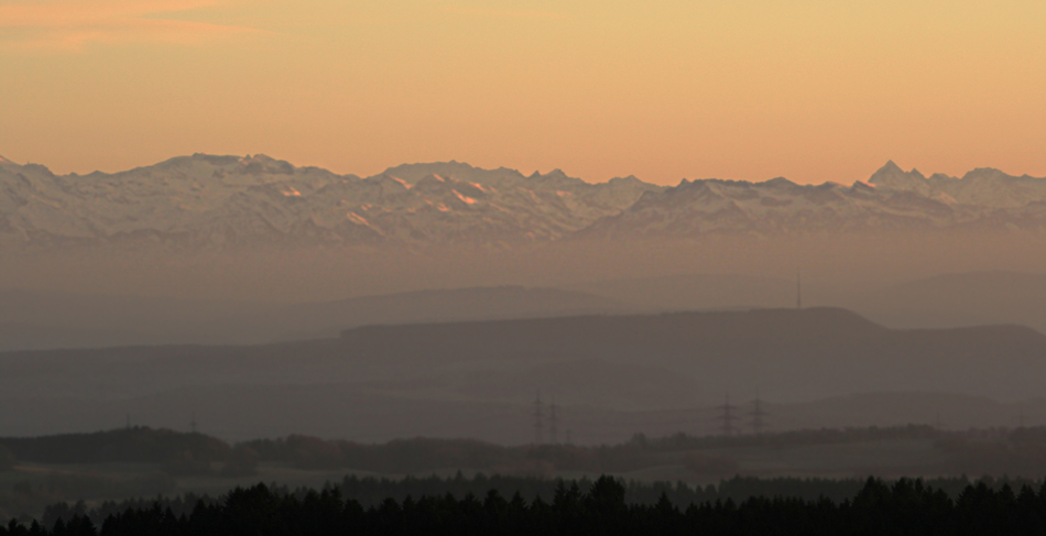 Blick auf die Alpen 3