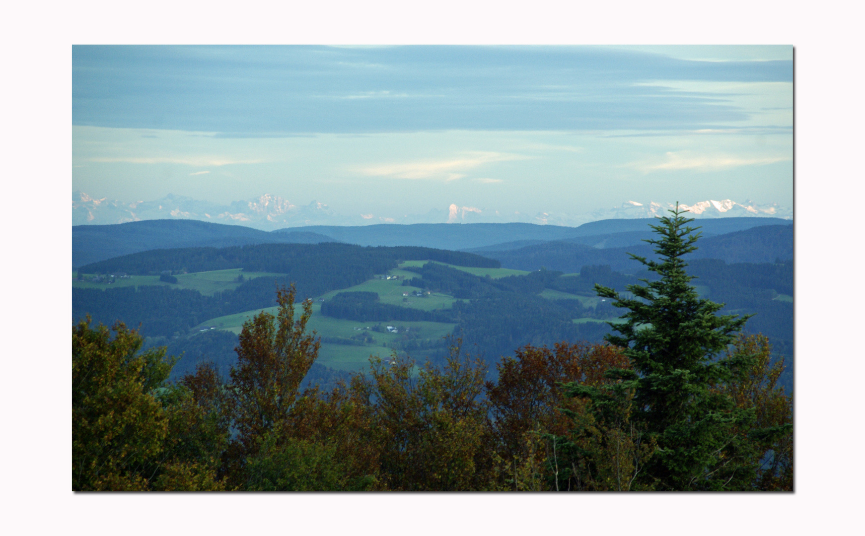 Blick auf die Alpen