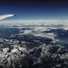 Blick auf die Alpen