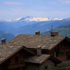 blick auf die alpen...