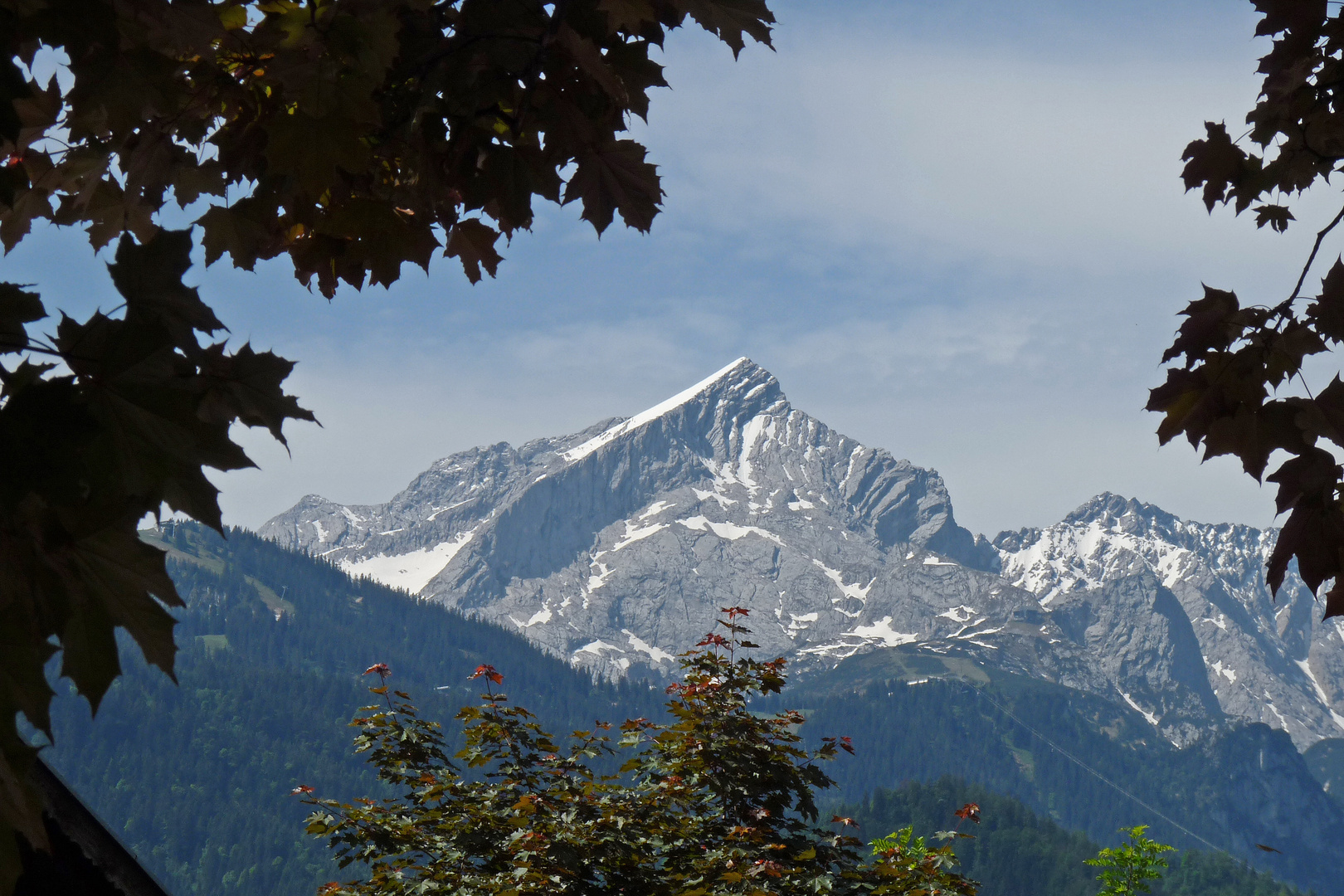 Blick auf die Alpspitze