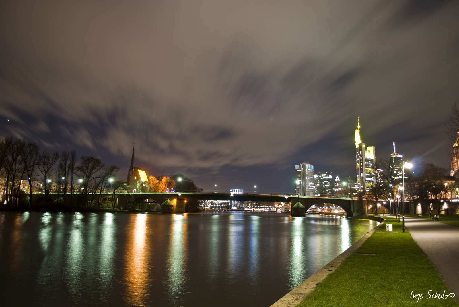 Blick auf die Alte Br cke in Frankfurt am Main Foto Blick auf die Alte Br cke in Frankfurt am Main Foto