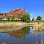 Blick auf die alte Fabrik