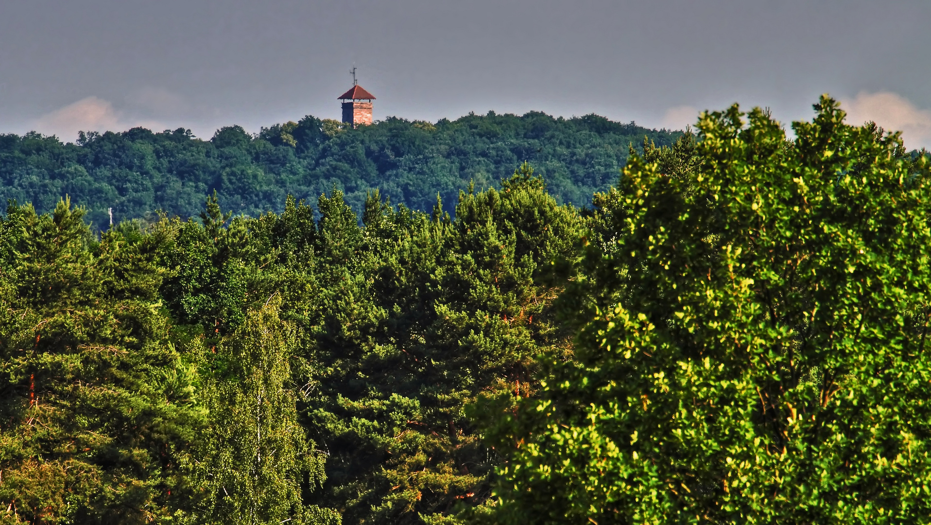 "Blick auf die Alte Fest, bei Zirndorf" (HDR mit Canon's DPP)