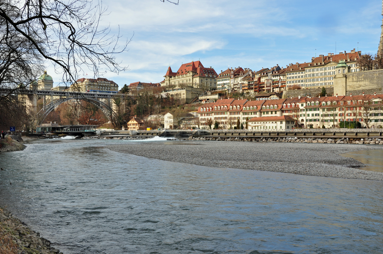 Blick auf die Altstadt in Bern