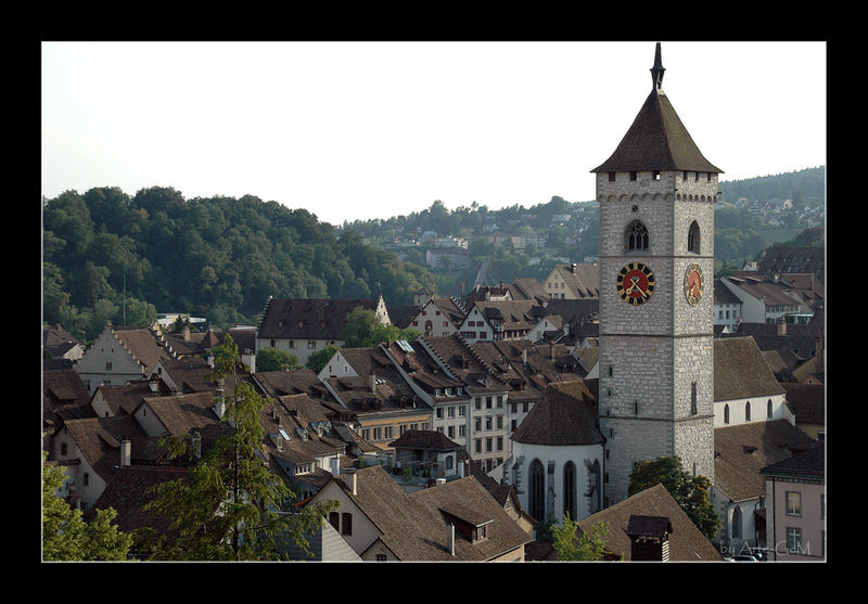 Blick auf die Altstadt Schaffhausen