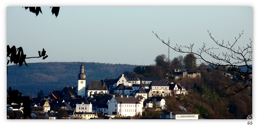 Blick auf die Altstadt von Arnsberg