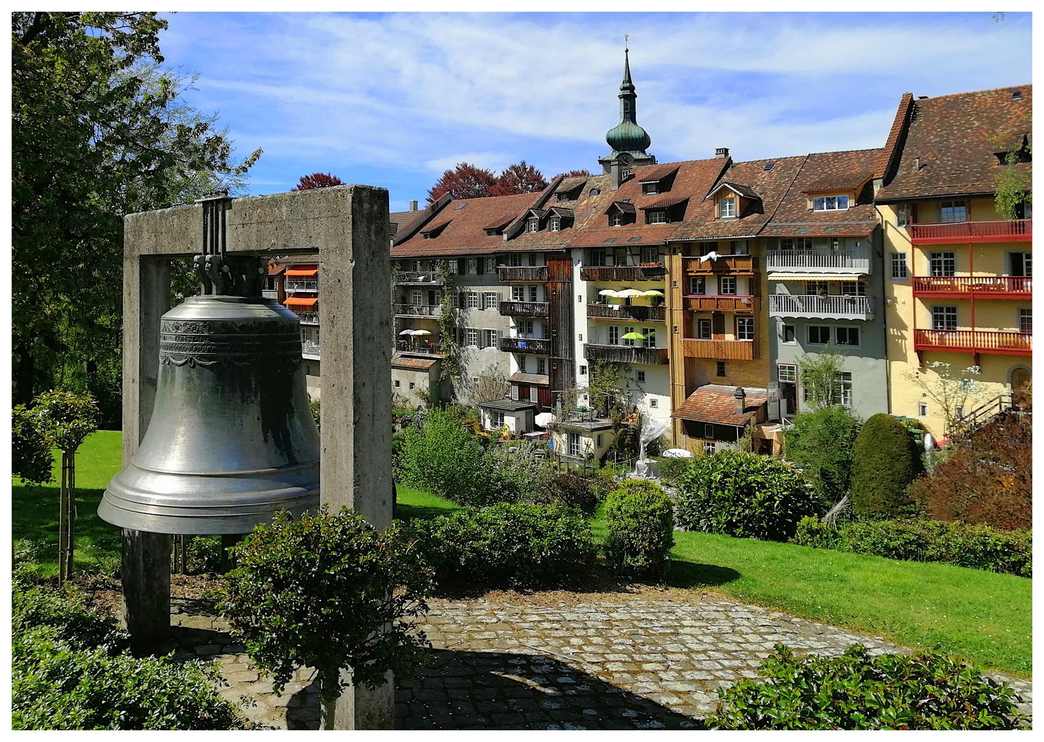 Blick auf die Altstadt von Bischofszell