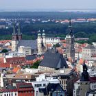 Blick auf die Altstadt von Halle