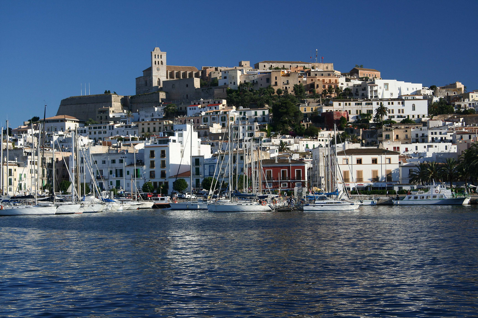 Blick auf die Altstadt von Ibiza