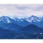 Blick auf die Ammergauer Alpen