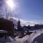 Blick auf die Annenkirche in Annaberg