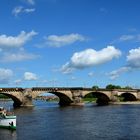 Blick auf die Augustusbrücke...