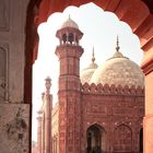 Blick auf die Badshahi Moschee in Lahore