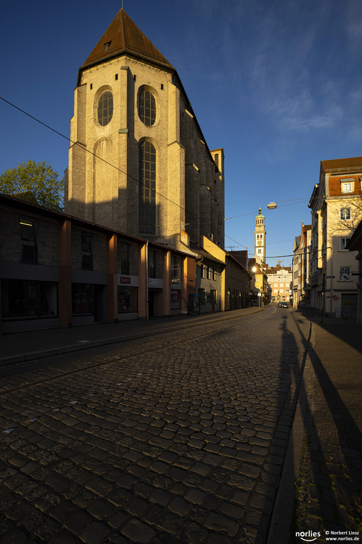 Blick auf die Barfüßerkirche