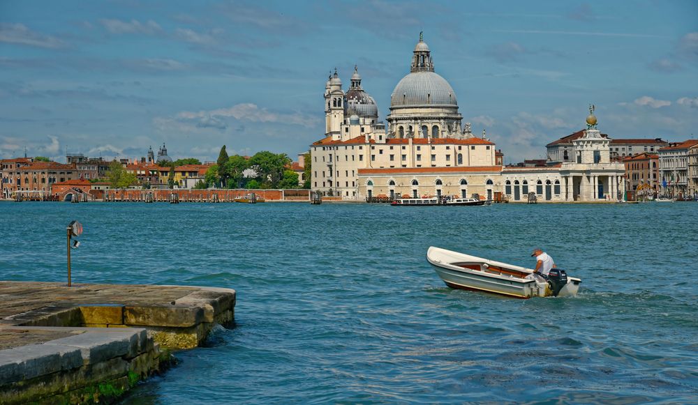 Blick auf die Basilica di Santa Maria della Salute 