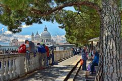 Blick auf die Basilica di Santa Maria della Salute 