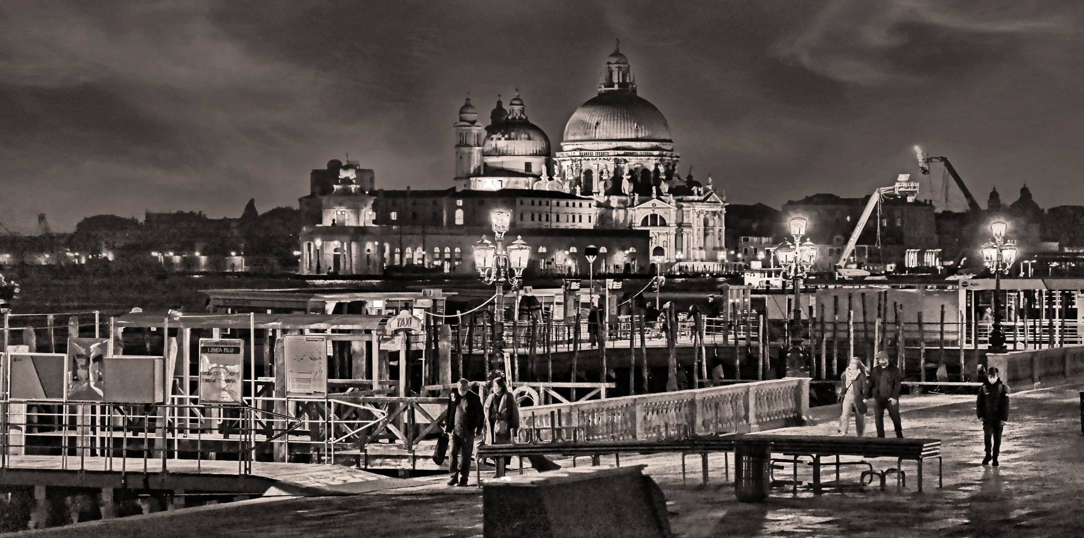 Blick auf die Basilika Santa Maria della Salute