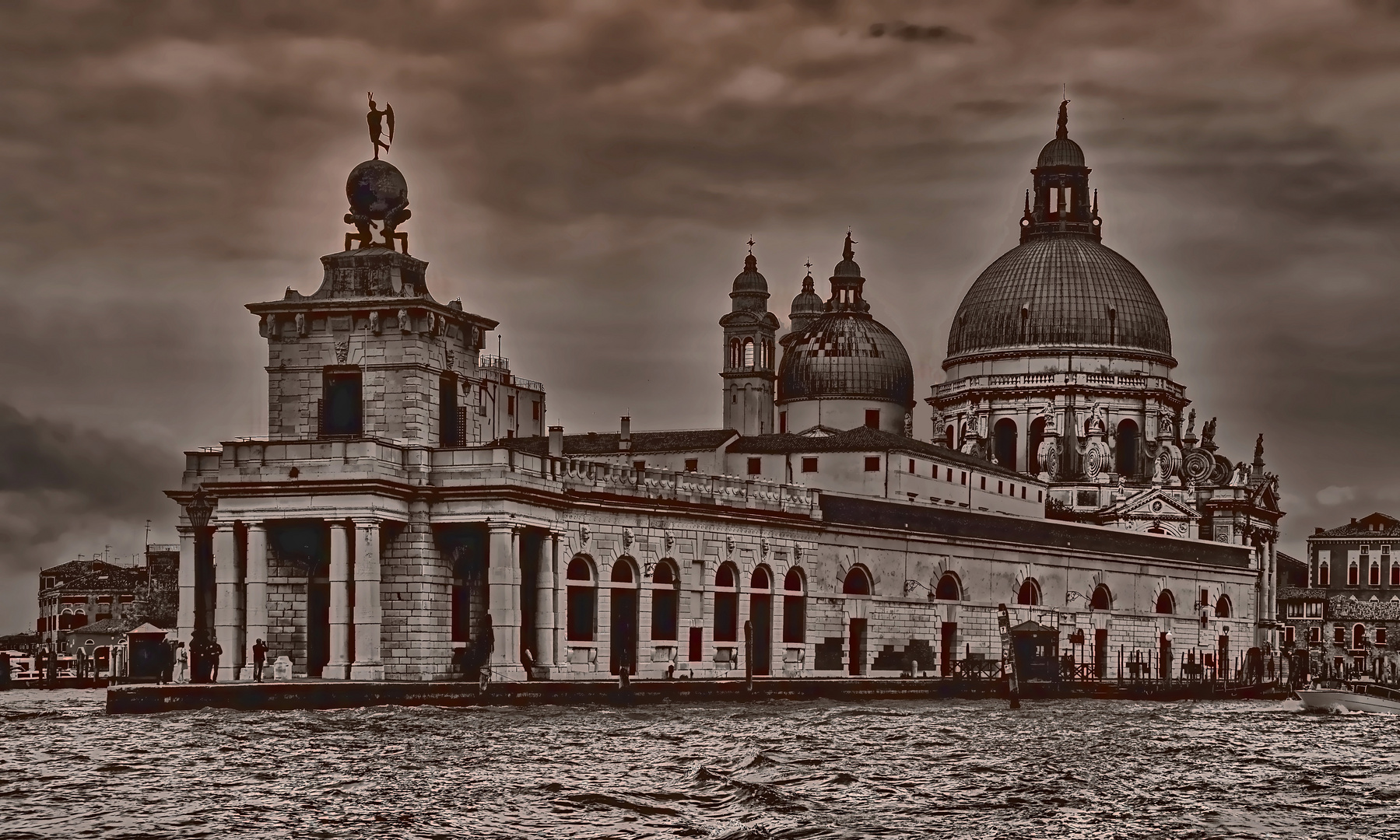 Blick auf die Basilika Santa Maria della Salute