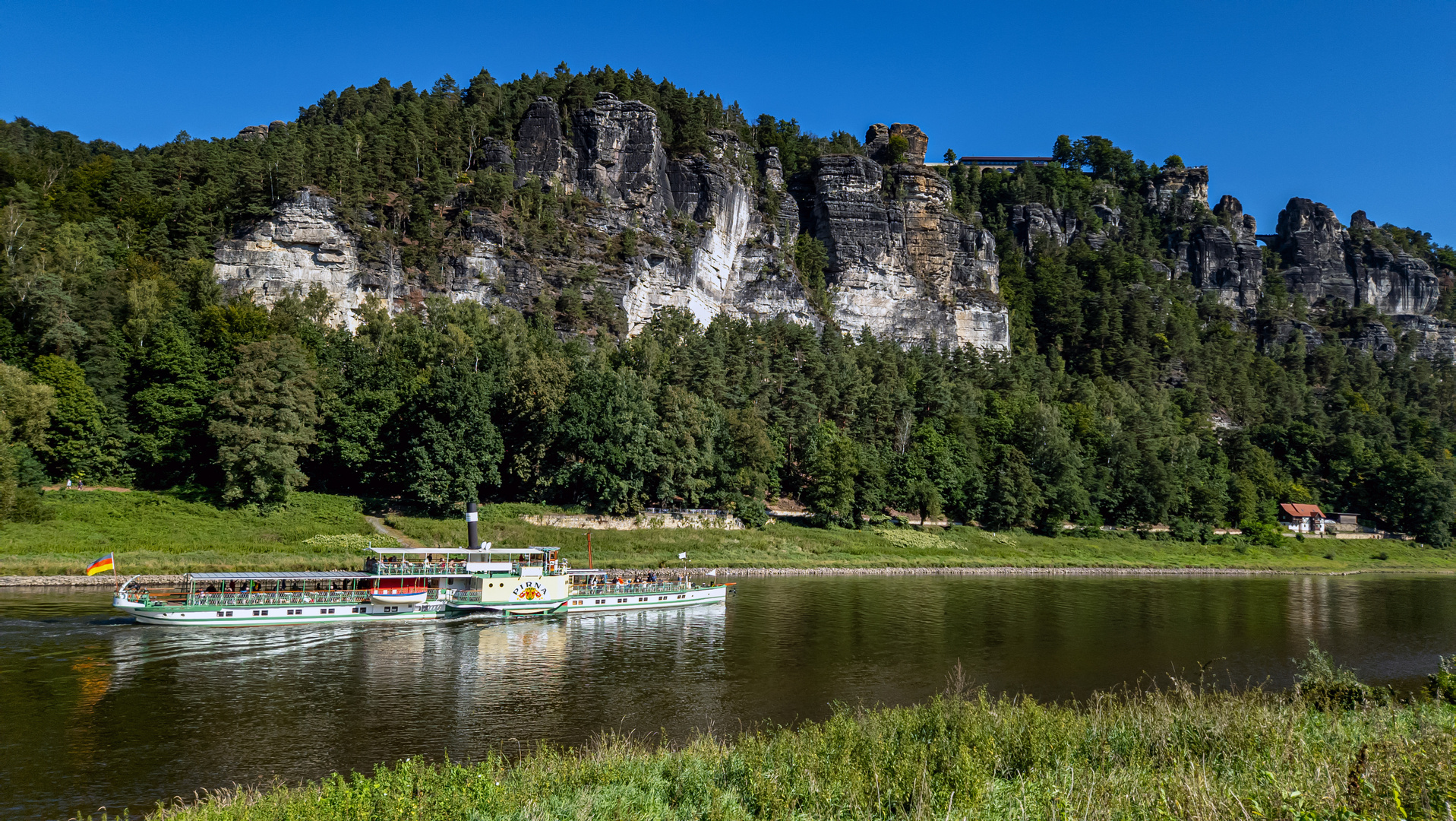 Blick auf die Bastei