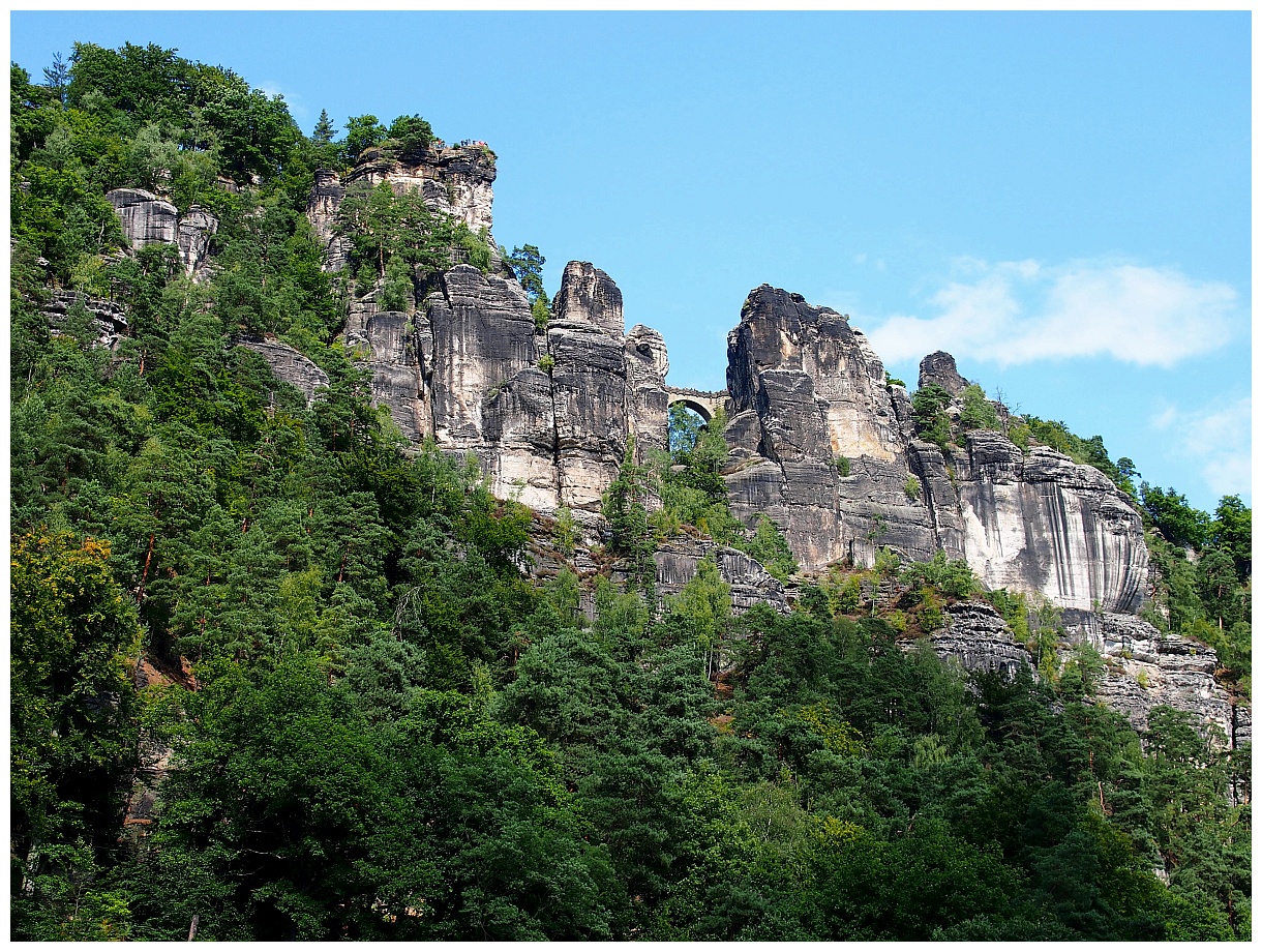 Blick auf die Bastei