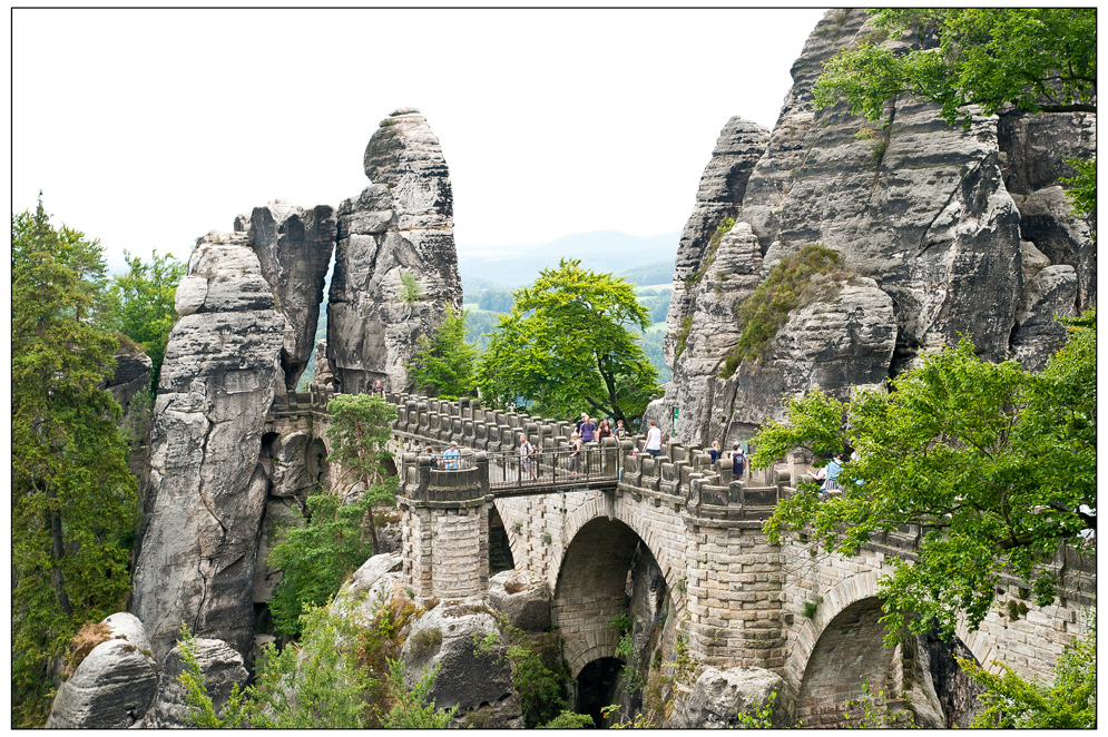 Blick auf die Bastei