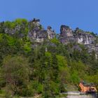 Blick auf die Bastei-Brücke