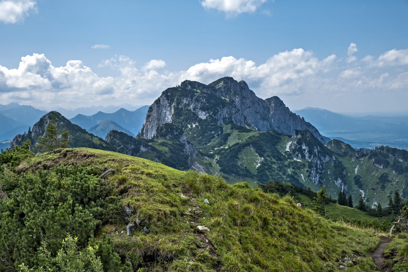 Blick auf die Benediktenwand