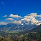 Blick auf die Berchtesgadener Bergwelt / Bayern