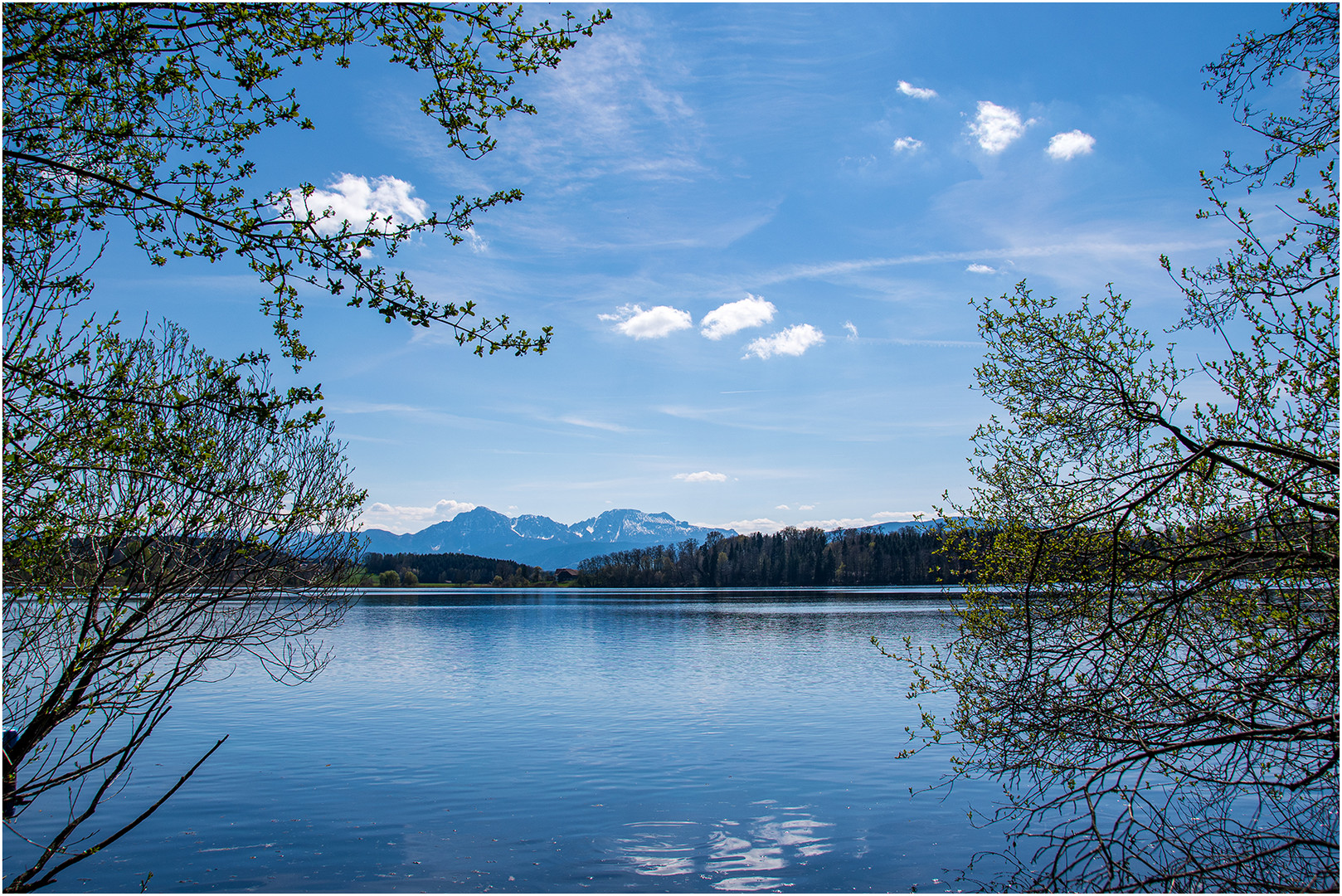 Blick auf die Berge