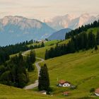 Blick auf die Berge 