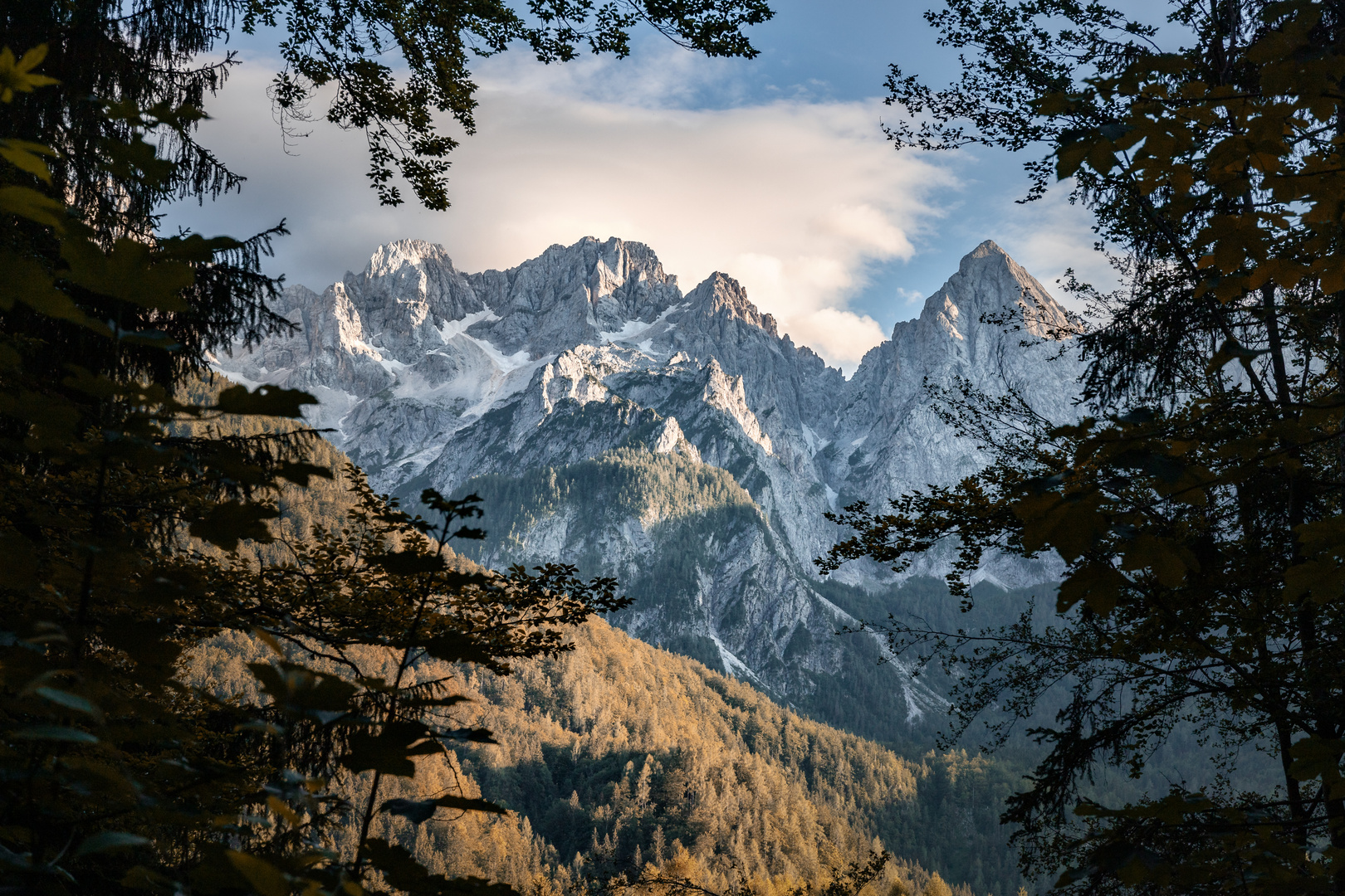 Blick auf die Berge