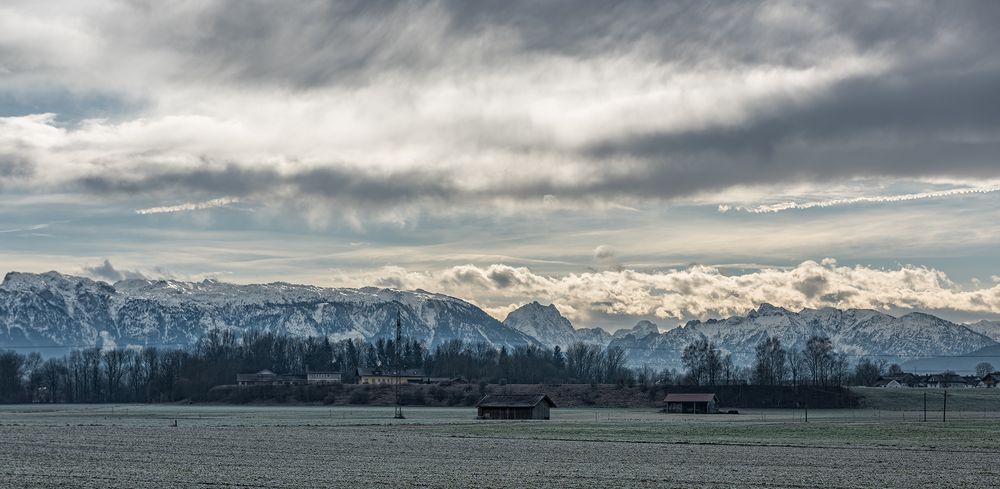 Blick auf die Berge