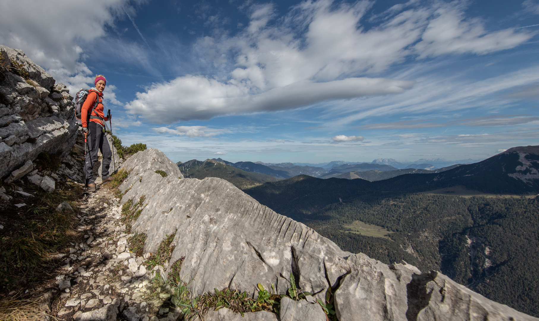 Blick auf die Berge