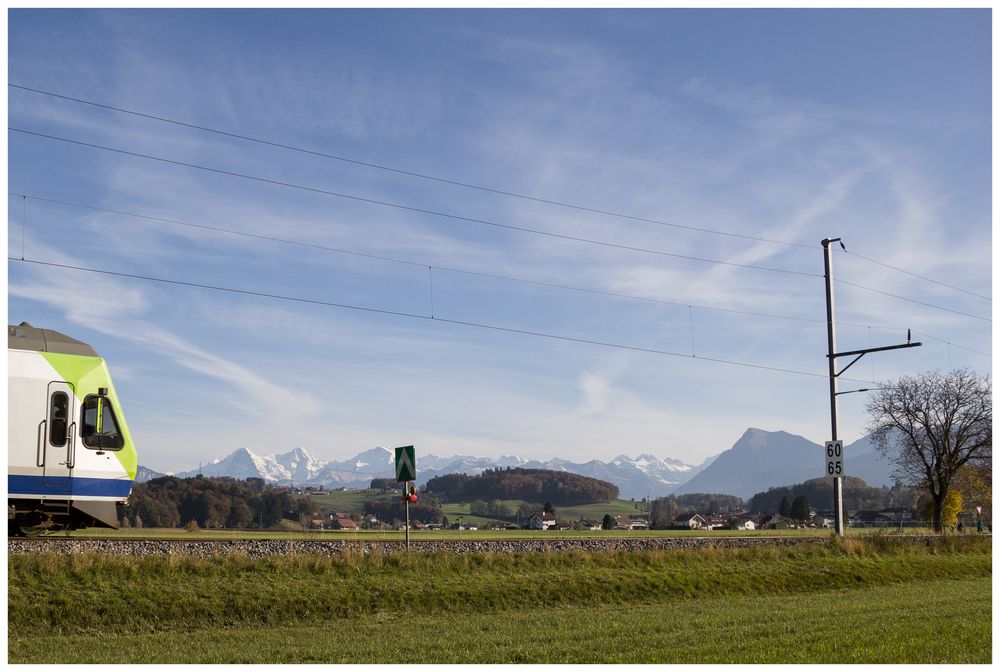 Blick auf die Berge