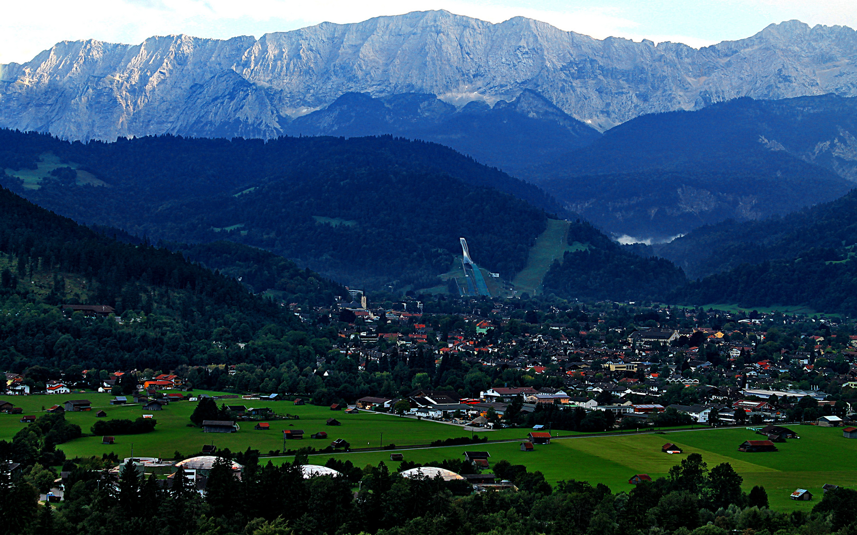 Blick auf die Berge