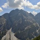 Blick auf die Berge des Serleskamm