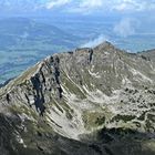 Blick auf die Berge nördlich des Nebelhorns