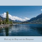 Blick auf die Berge und den Brienzersee