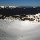 Blick auf die Bergstation Karwendel