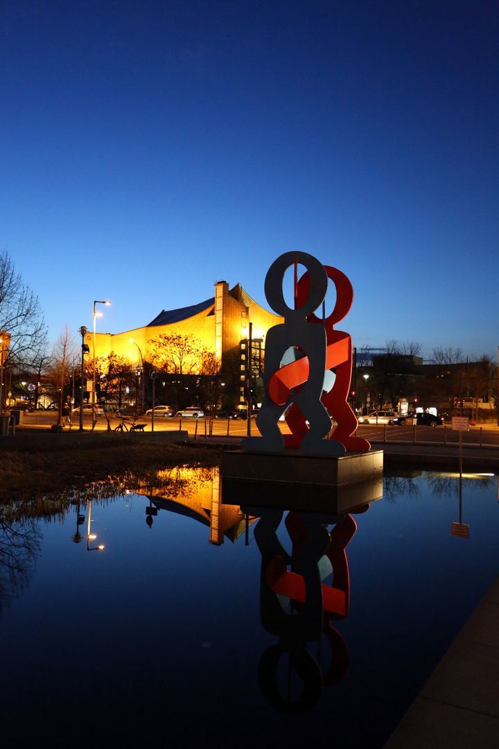 Blick auf die Berliner Philharmonie